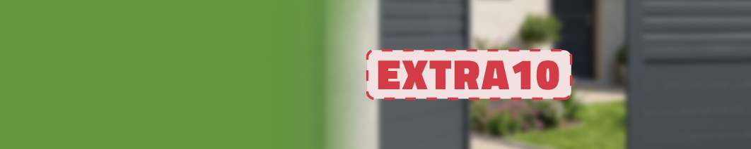 -10% de acréscimo em cercas e telas de proteção.