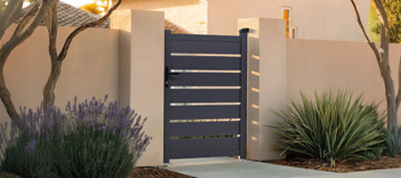 Portão de jardim de alumínio