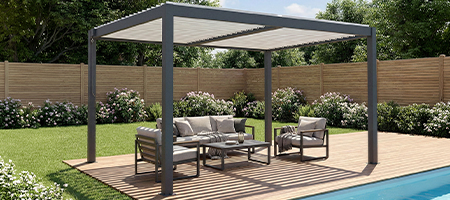 Pérgola bioclimática independiente