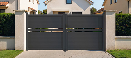 Portão de batente alumínio